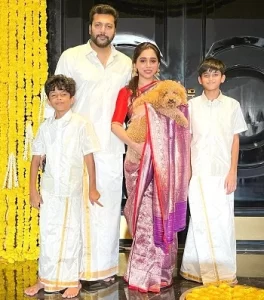 Jayam Ravi family photos