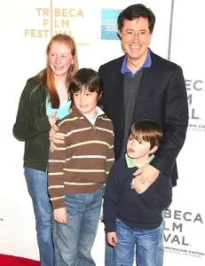 Stephen Colbert children photos