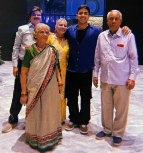 Adarsh Gourav parents photos