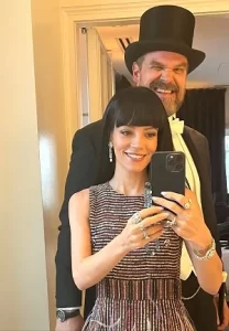 david harbour lily allen photos