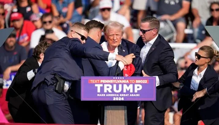 Trump shot in ear in rally attempted to assassination, FBI says