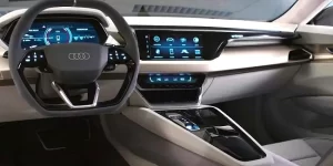 audi a6 e tron interior