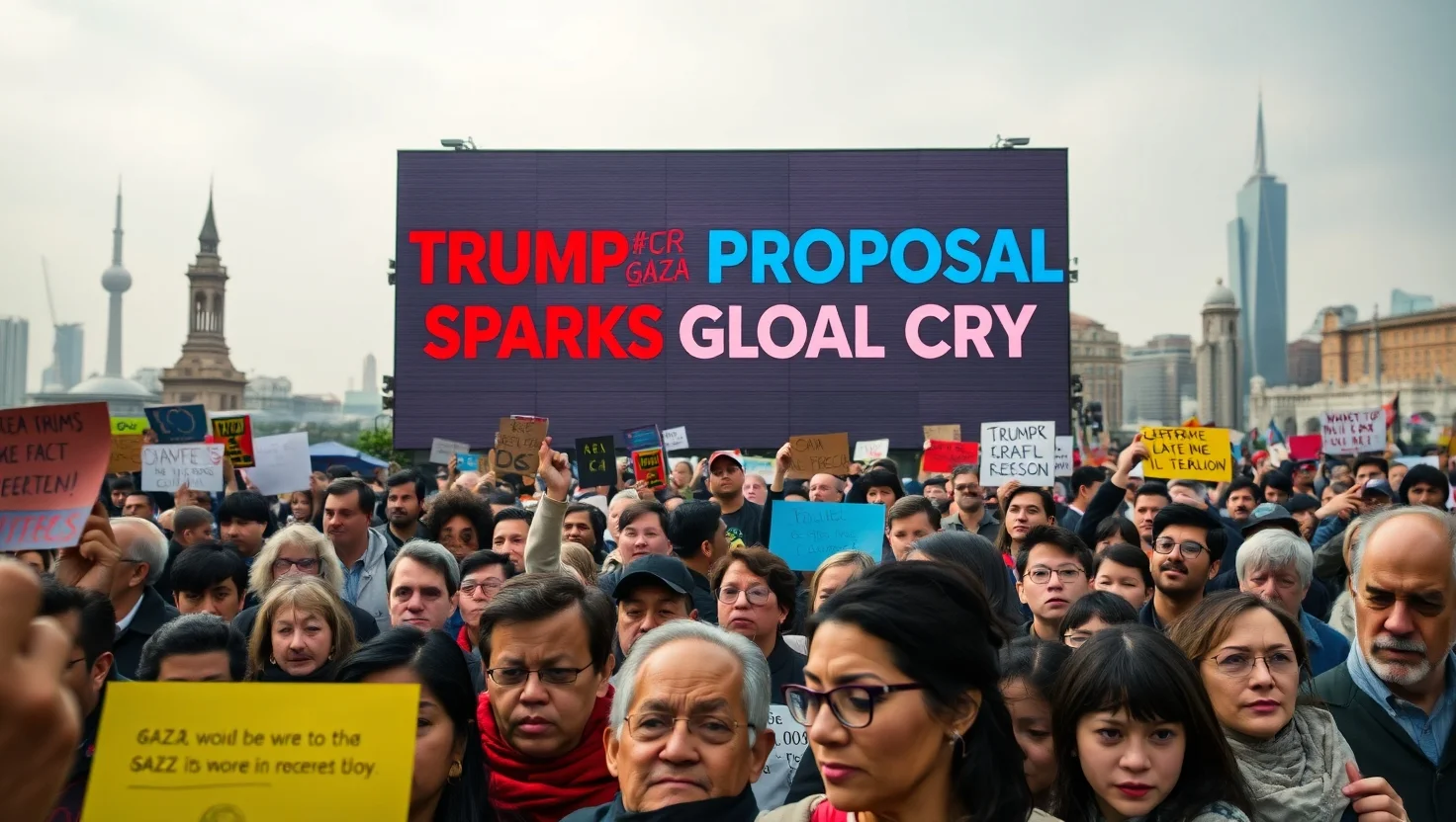 Trump’s Gaza Proposal Sparks Global Outcry
